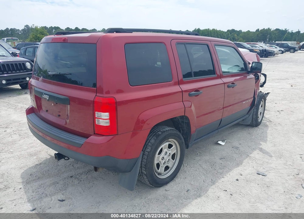 2015 JEEP PATRIOT SPORT VIN: 1C4NJRBB6FD269868