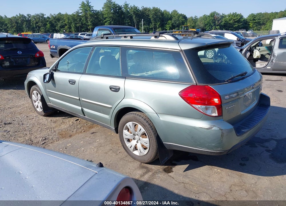2009 SUBARU OUTBACK 2.5I VIN: 4S4BP60C997326848