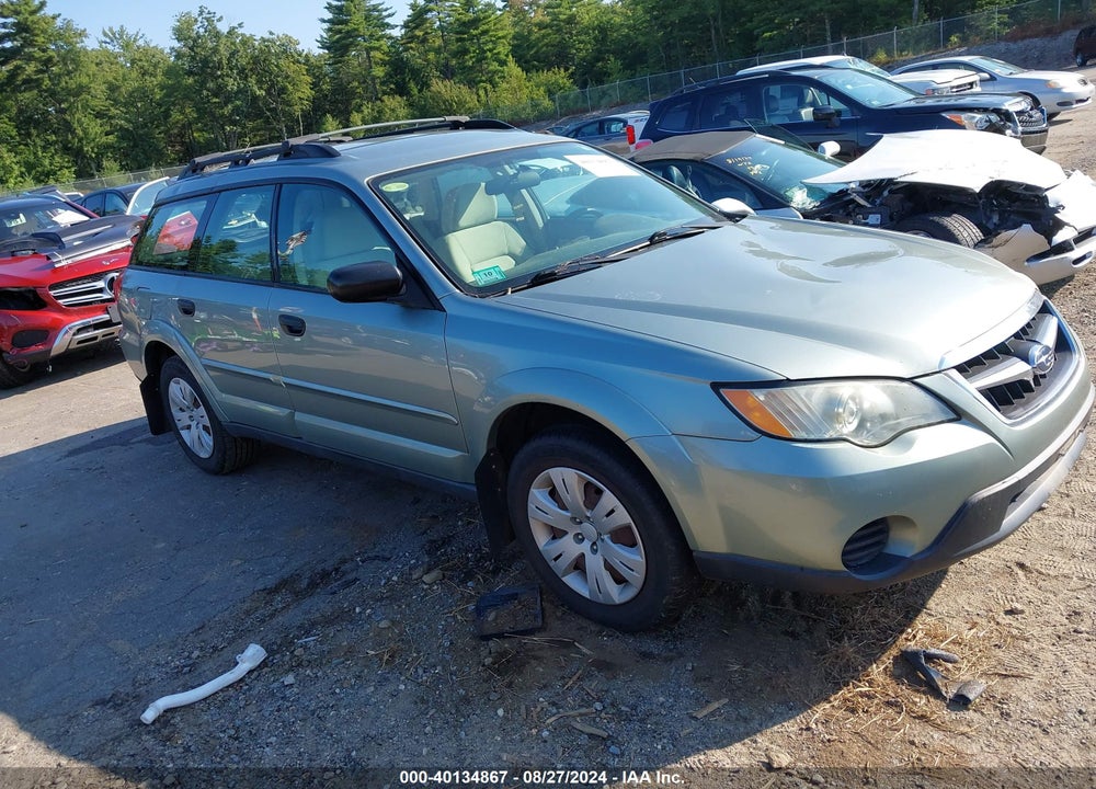 2009 SUBARU OUTBACK 2.5I VIN: 4S4BP60C997326848