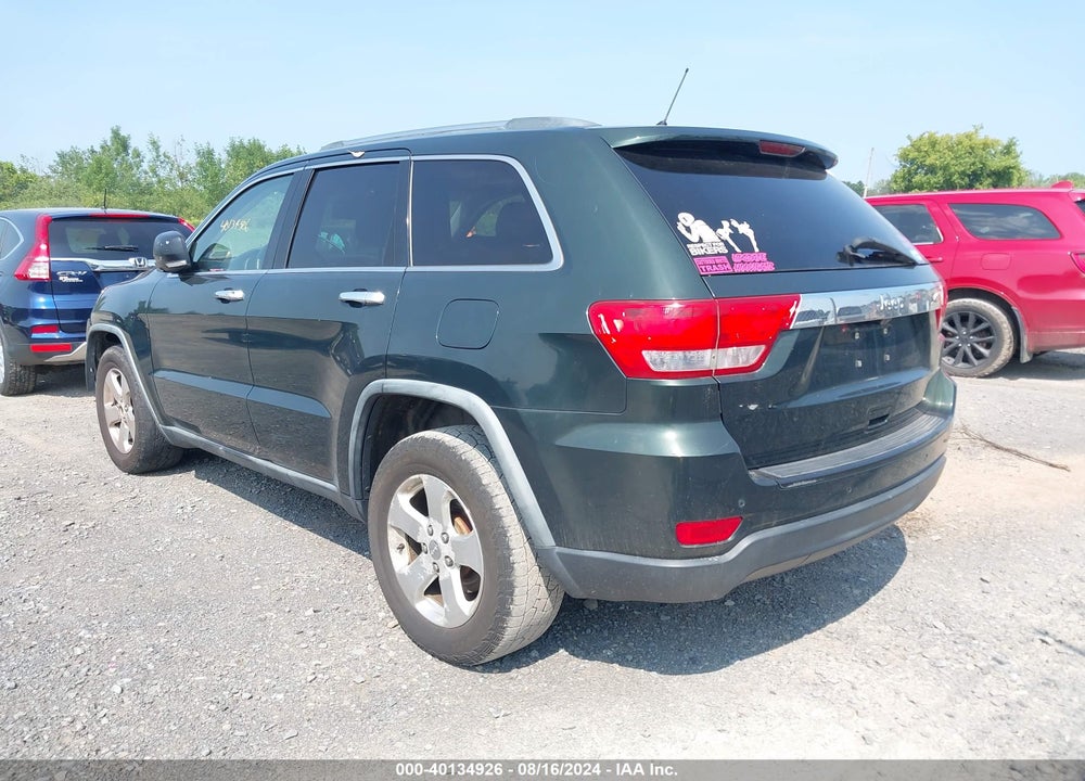 2011 JEEP GRAND CHEROKEE LIMITED VIN: 1J4RR5GG1BC552101