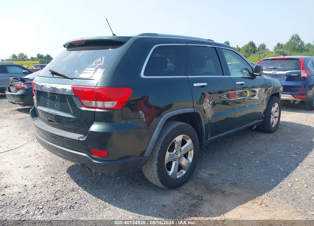 2011 JEEP GRAND CHEROKEE LIMITED VIN: 1J4RR5GG1BC552101
