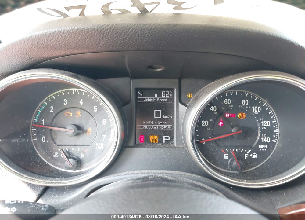2011 JEEP GRAND CHEROKEE LIMITED VIN: 1J4RR5GG1BC552101