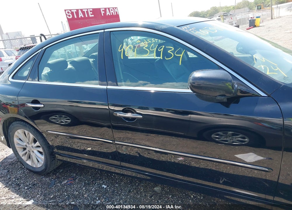 2011 HYUNDAI AZERA GLS VIN: KMHFC4DD5BA535436