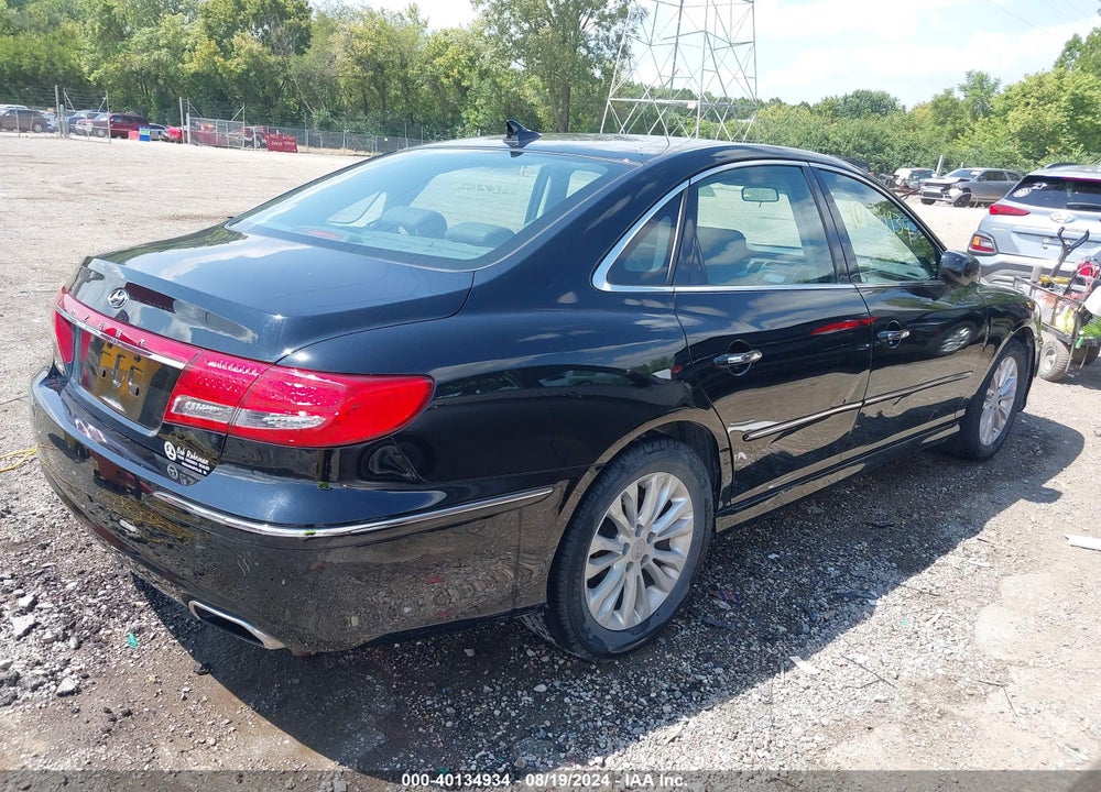 2011 HYUNDAI AZERA GLS VIN: KMHFC4DD5BA535436