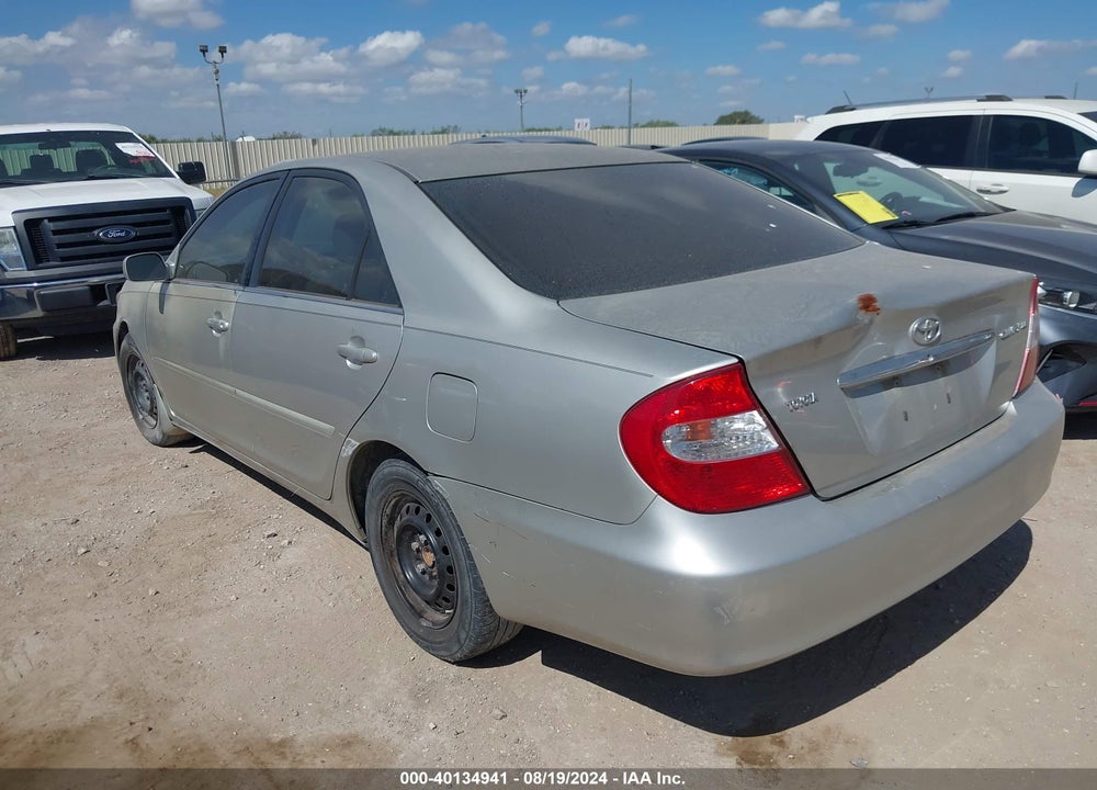 2003 TOYOTA CAMRY LE VIN: 4T1BE30K03U738838