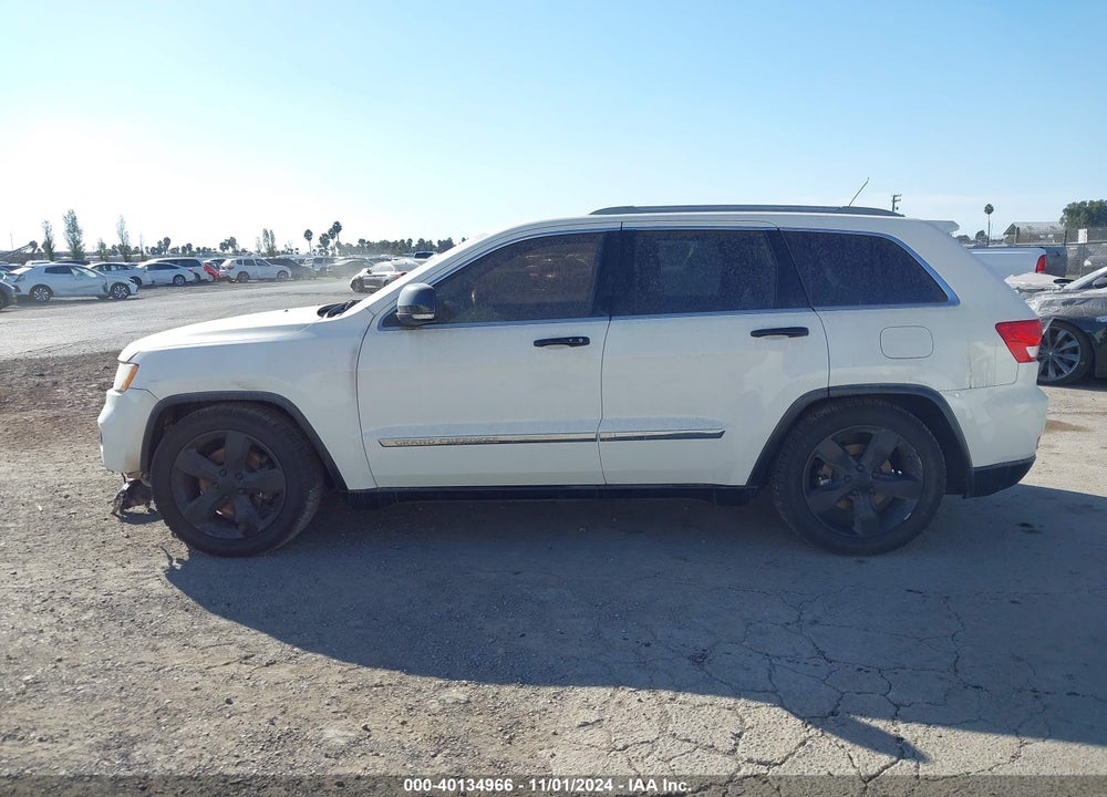 2012 JEEP GRAND CHEROKEE OVERLAND VIN: 1C4RJFCTXCC161309