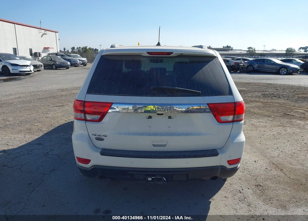 2012 JEEP GRAND CHEROKEE OVERLAND VIN: 1C4RJFCTXCC161309