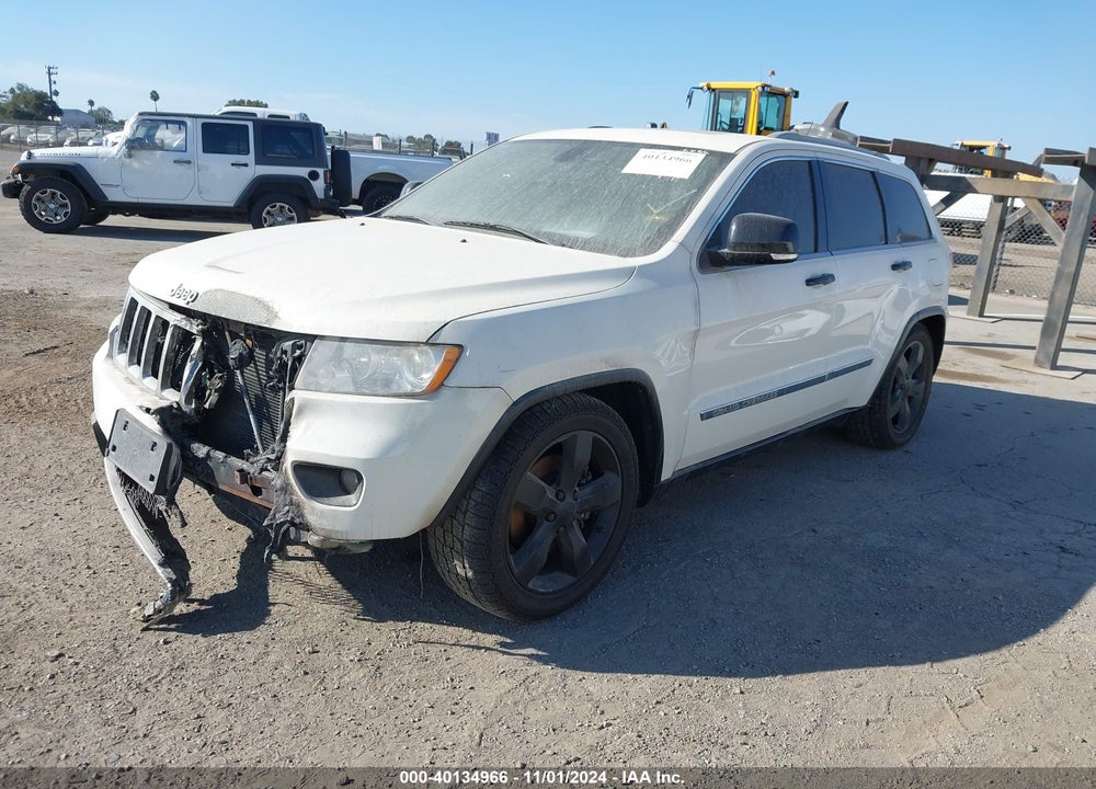 2012 JEEP GRAND CHEROKEE OVERLAND VIN: 1C4RJFCTXCC161309