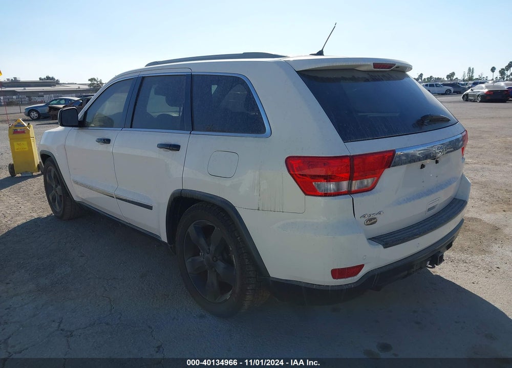 2012 JEEP GRAND CHEROKEE OVERLAND VIN: 1C4RJFCTXCC161309