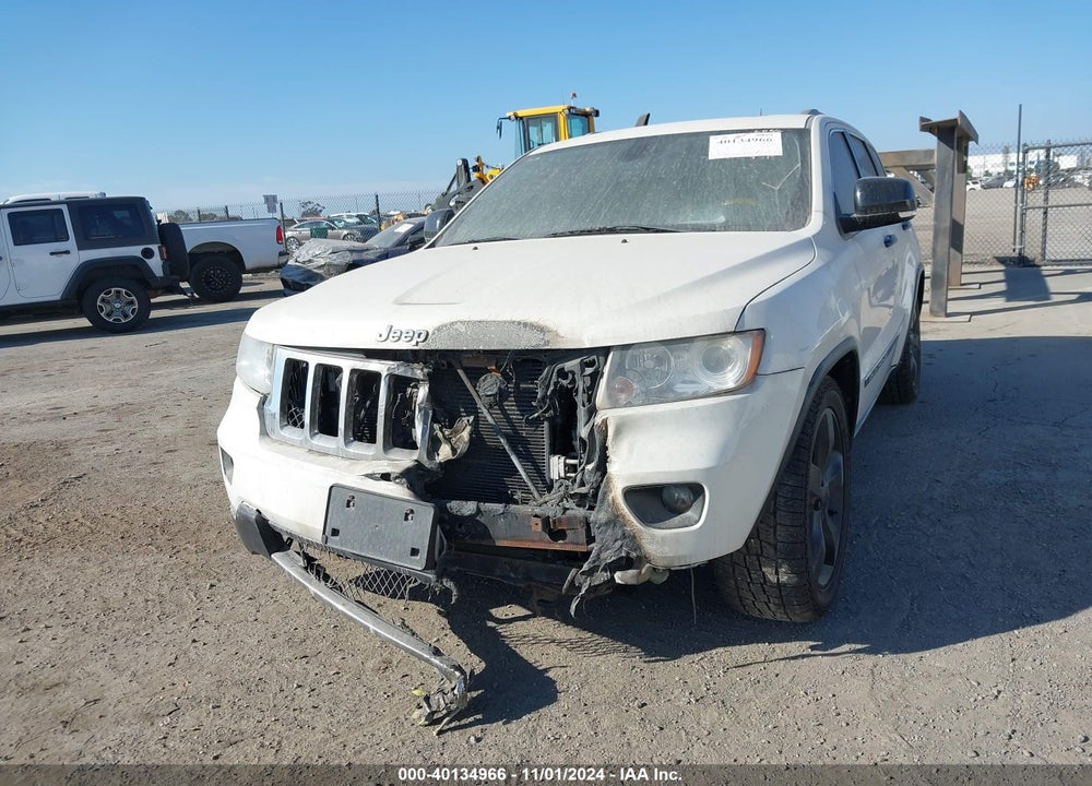 2012 JEEP GRAND CHEROKEE OVERLAND VIN: 1C4RJFCTXCC161309