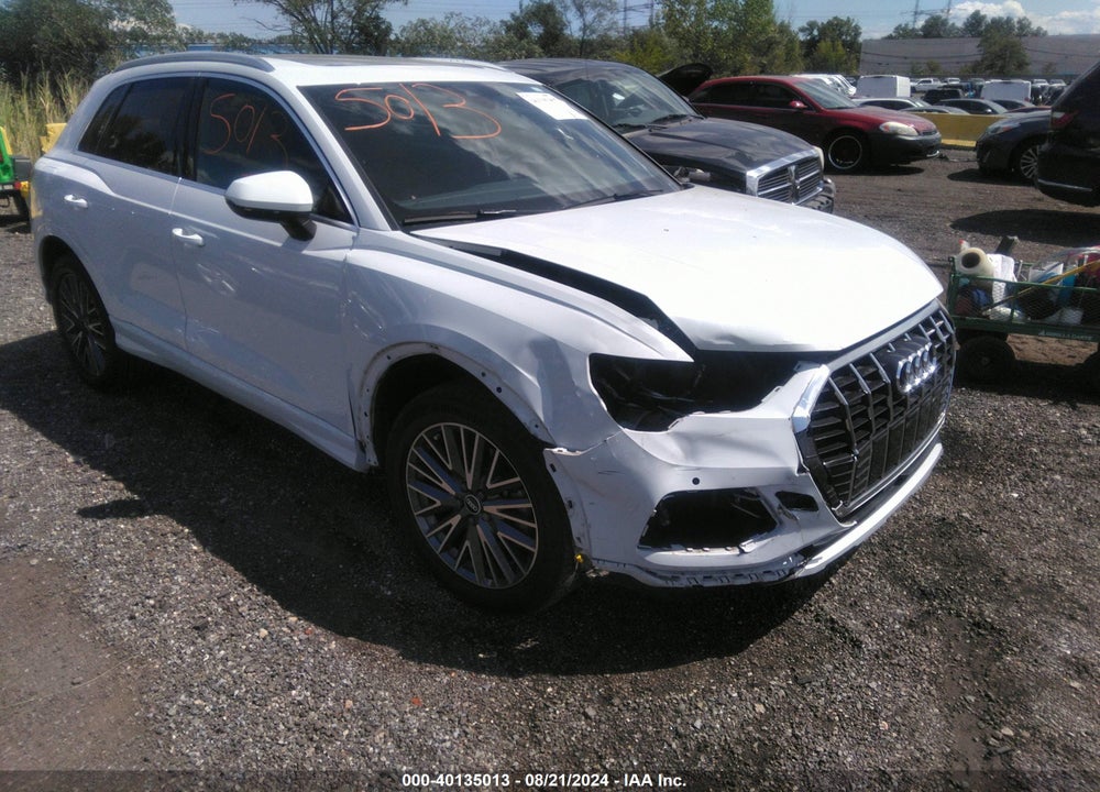 2022 AUDI Q3 PREMIUM 40 TFSI QUATTRO TIPTRONIC VIN: WA1AUCF30N1007988