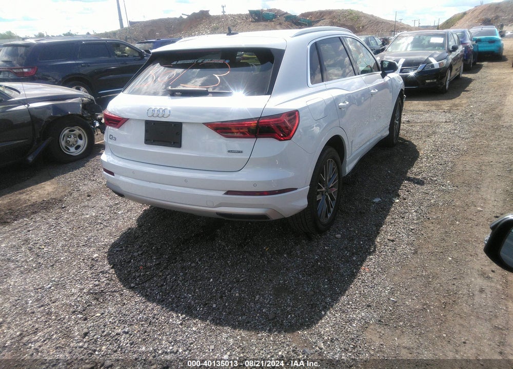 2022 AUDI Q3 PREMIUM 40 TFSI QUATTRO TIPTRONIC VIN: WA1AUCF30N1007988