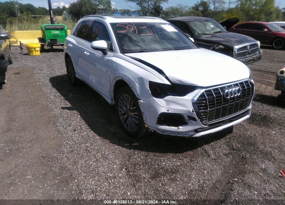 2022 AUDI Q3 PREMIUM 40 TFSI QUATTRO TIPTRONIC VIN: WA1AUCF30N1007988
