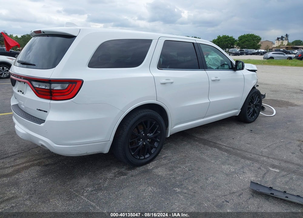 2016 DODGE DURANGO LIMITED VIN: 1C4RDHDG5GC502142