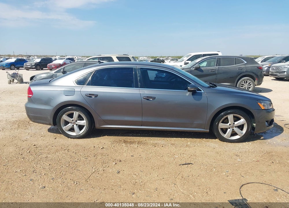 2012 VOLKSWAGEN PASSAT 2.5L SE VIN: 1VWBH7A3XCC044655