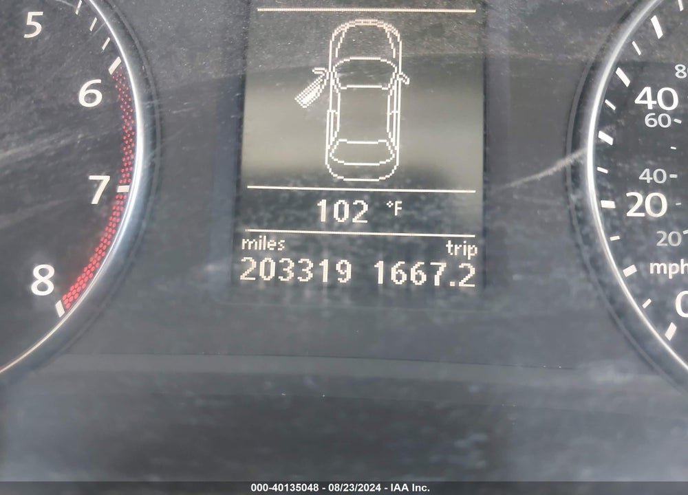 2012 VOLKSWAGEN PASSAT 2.5L SE VIN: 1VWBH7A3XCC044655