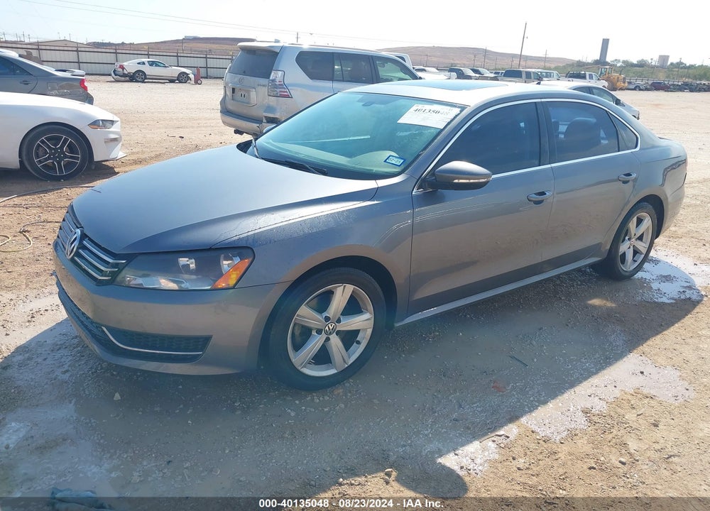 2012 VOLKSWAGEN PASSAT 2.5L SE VIN: 1VWBH7A3XCC044655
