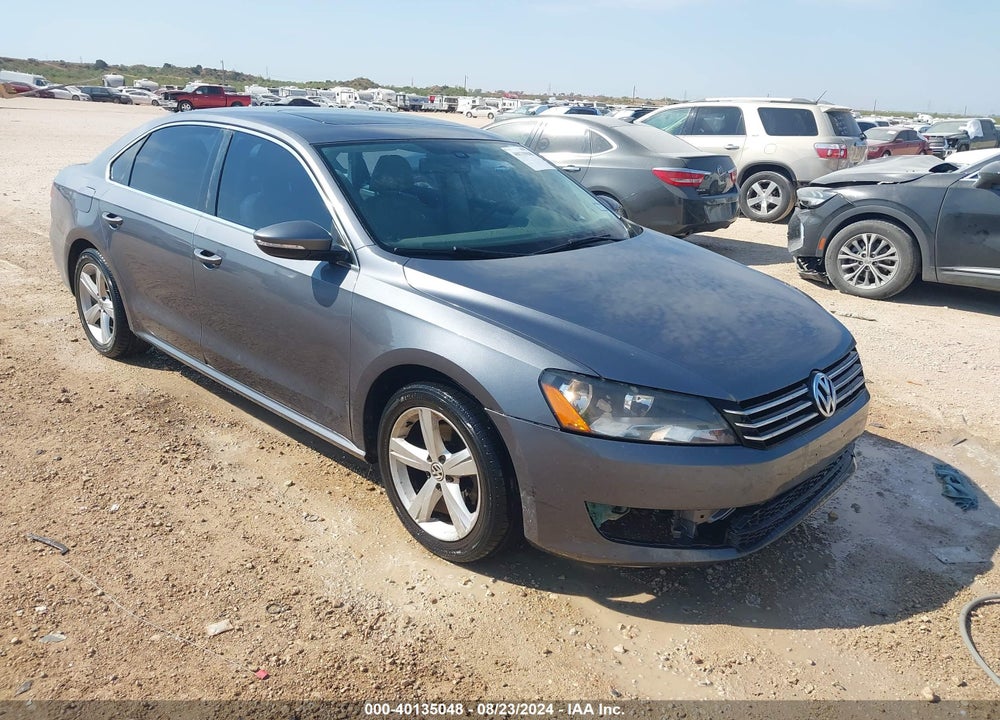 2012 VOLKSWAGEN PASSAT 2.5L SE VIN: 1VWBH7A3XCC044655