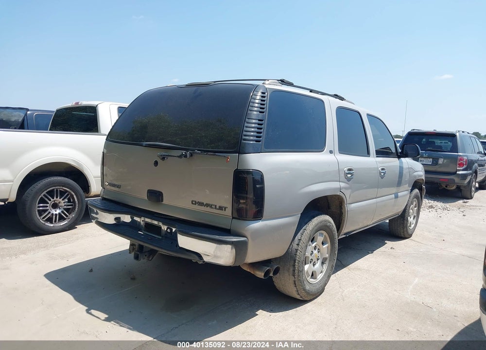 2004 CHEVROLET TAHOE LT VIN: 1GNEC13Z44J289985