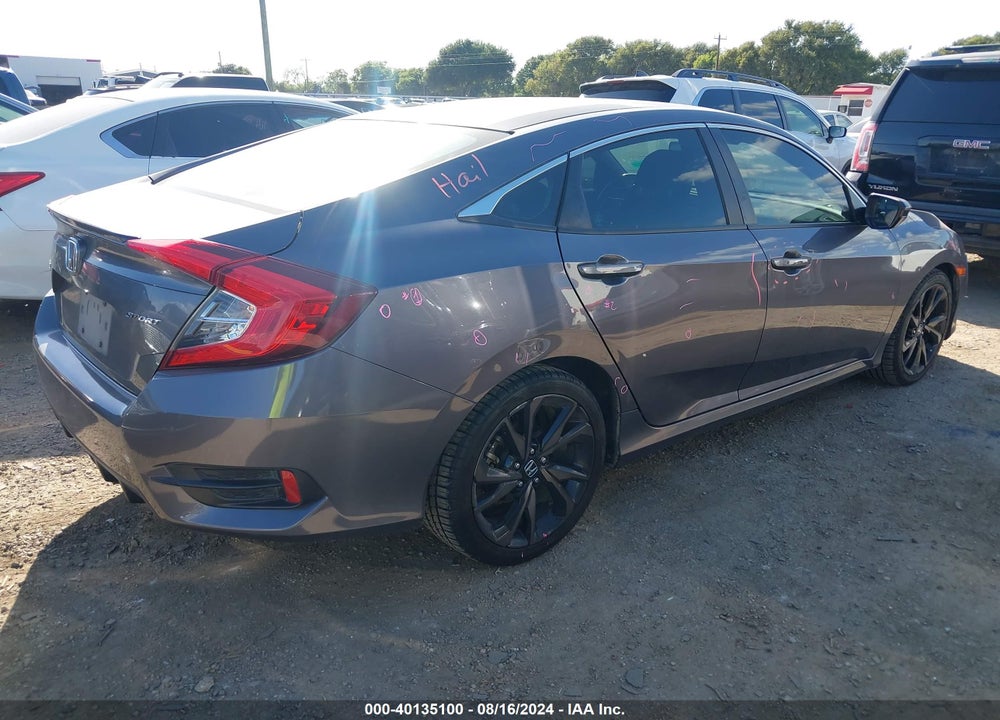 2020 HONDA CIVIC SPORT VIN: 19XFC2F87LE011776