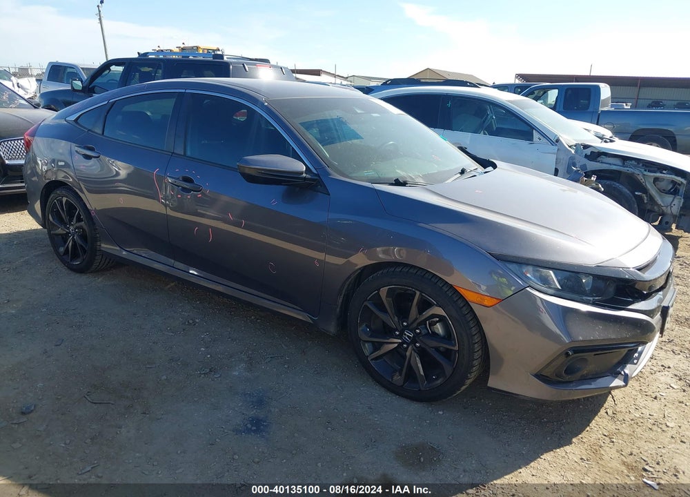 2020 HONDA CIVIC SPORT VIN: 19XFC2F87LE011776