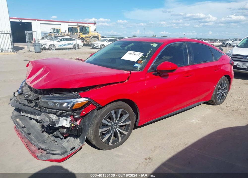 2023 HONDA CIVIC EX-L /EX-L W/O BSI VIN: 19XFL1H75PE002336