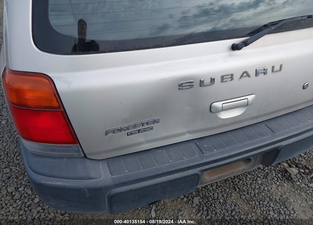 2000 SUBARU FORESTER L VIN: JF1SF6357YH727642