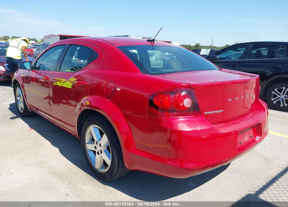2012 DODGE AVENGER SE VIN: 1C3CDZAB7CN158482