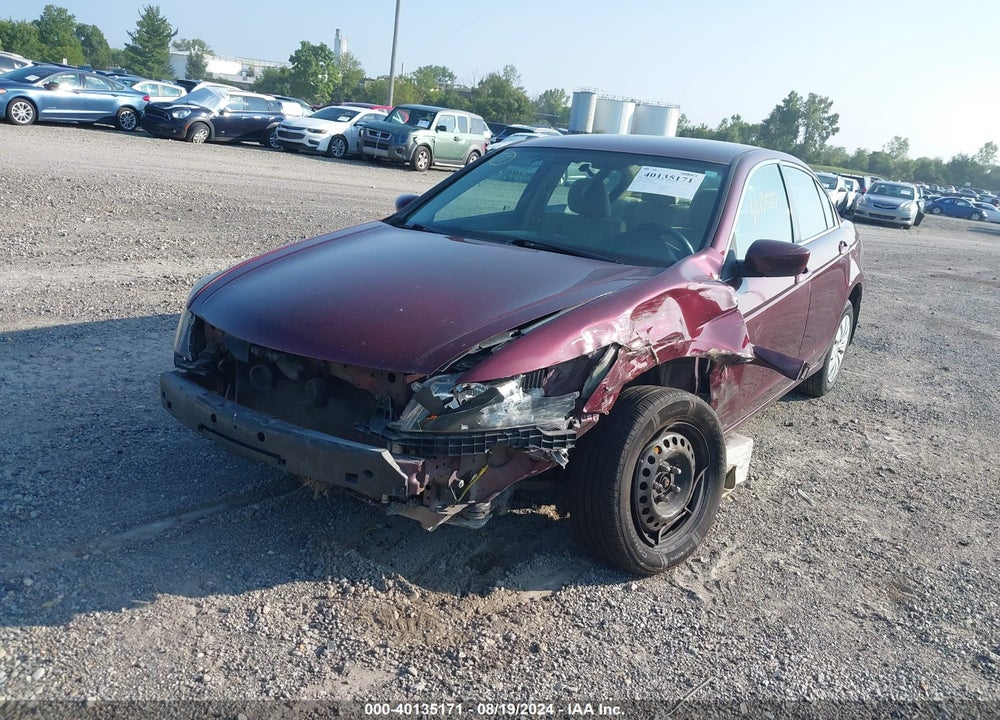 2012 HONDA ACCORD 2.4 LX VIN: 1HGCP2F30CA220616