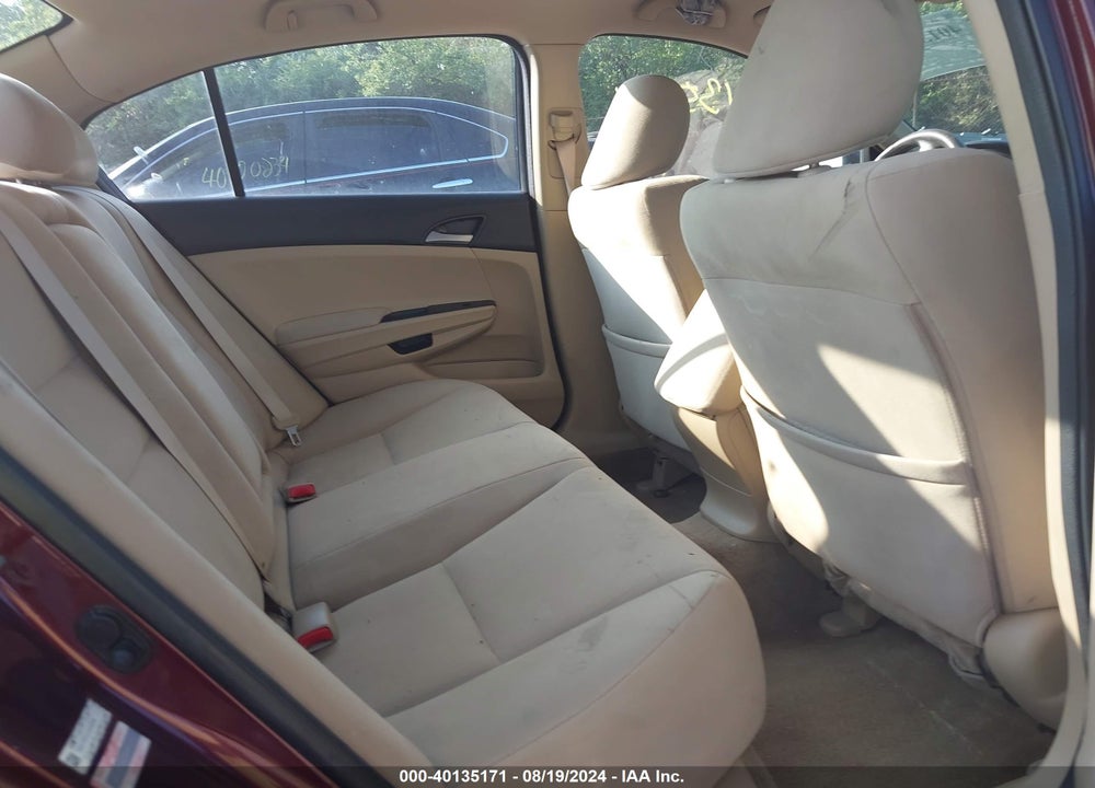 2012 HONDA ACCORD 2.4 LX VIN: 1HGCP2F30CA220616