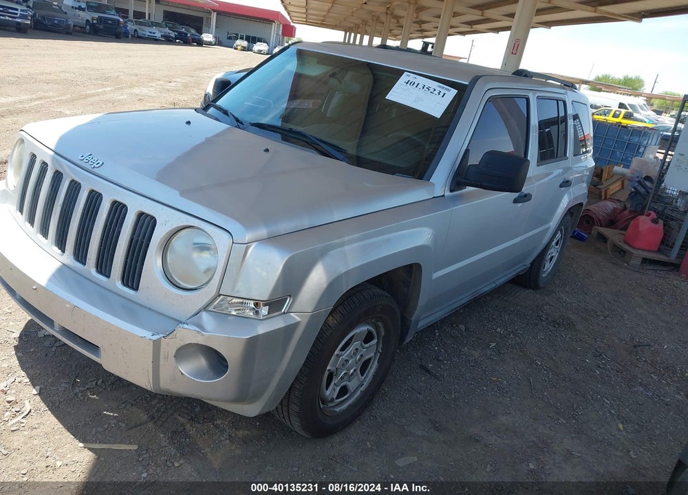 2009 JEEP PATRIOT SPORT VIN: 1J4FT28A69D155534