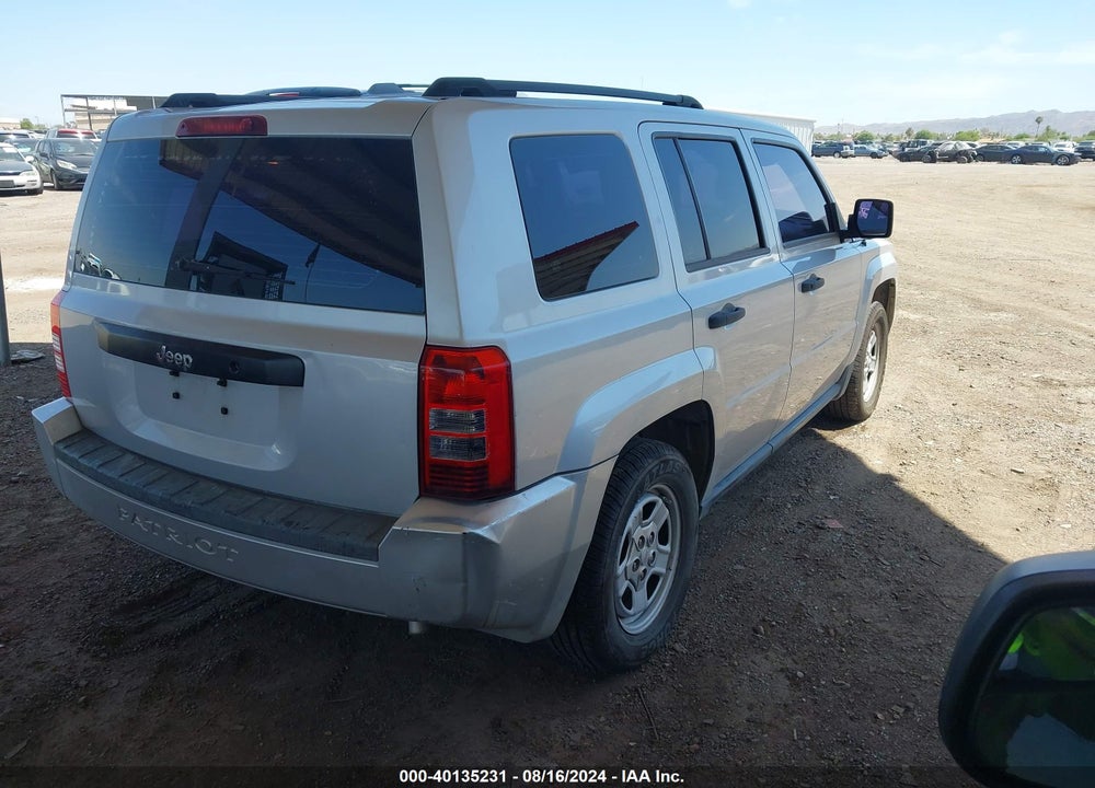 2009 JEEP PATRIOT SPORT VIN: 1J4FT28A69D155534