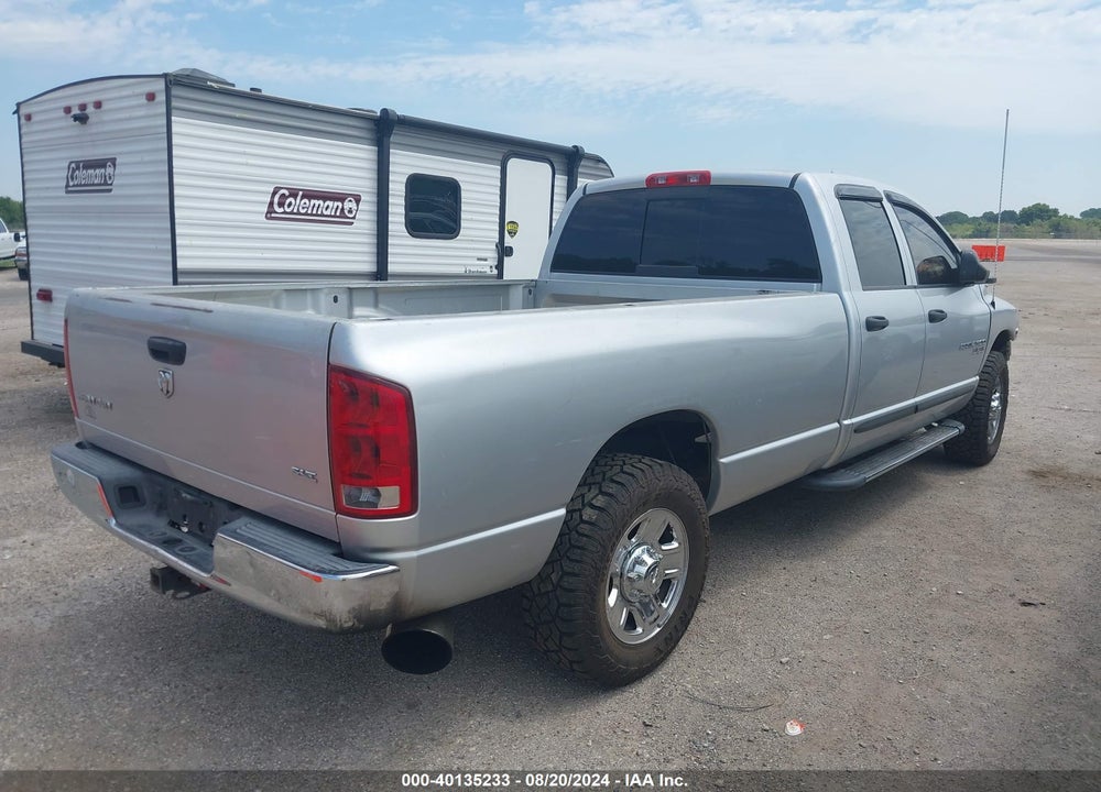 2005 DODGE RAM 2500 SLT/LARAMIE VIN: 3D7KR28C55G851308