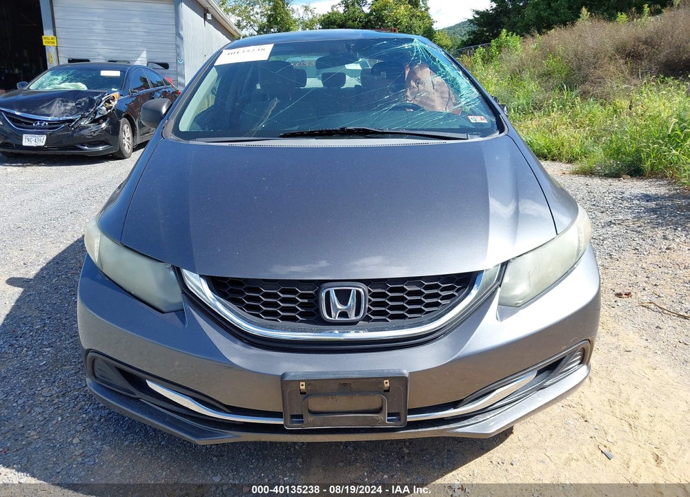 2013 HONDA CIVIC LX VIN: 19XFB2F53DE239252