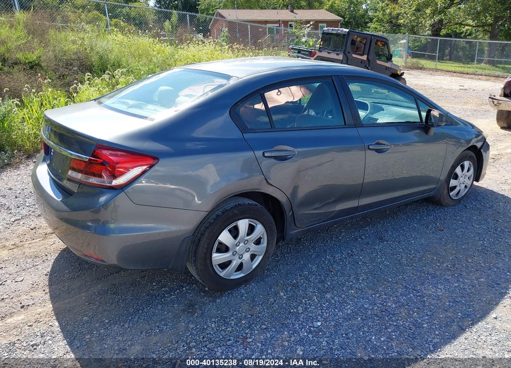 2013 HONDA CIVIC LX VIN: 19XFB2F53DE239252