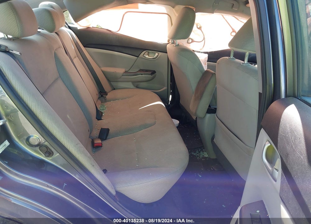 2013 HONDA CIVIC LX VIN: 19XFB2F53DE239252