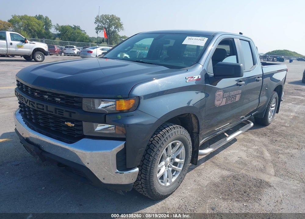 2020 CHEVROLET SILVERADO 1500 4WD DOUBLE CAB STANDARD BED WT VIN: 1GCRYAEF6LZ195170