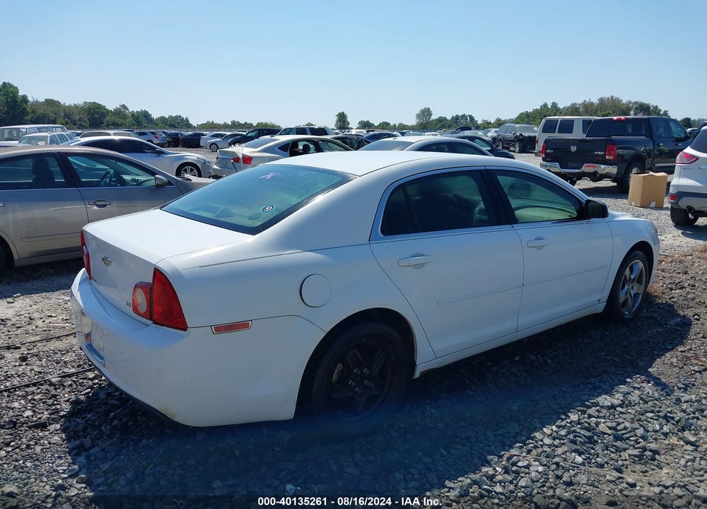 2009 CHEVROLET MALIBU LS VIN: 1G1ZG57B29F221805