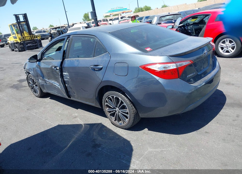 2015 TOYOTA COROLLA S PLUS VIN: 2T1BURHE6FC362608
