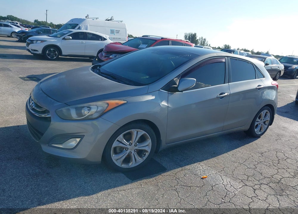 2014 HYUNDAI ELANTRA GT BASE W/BLUE VIN: KMHD35LHXEU162687