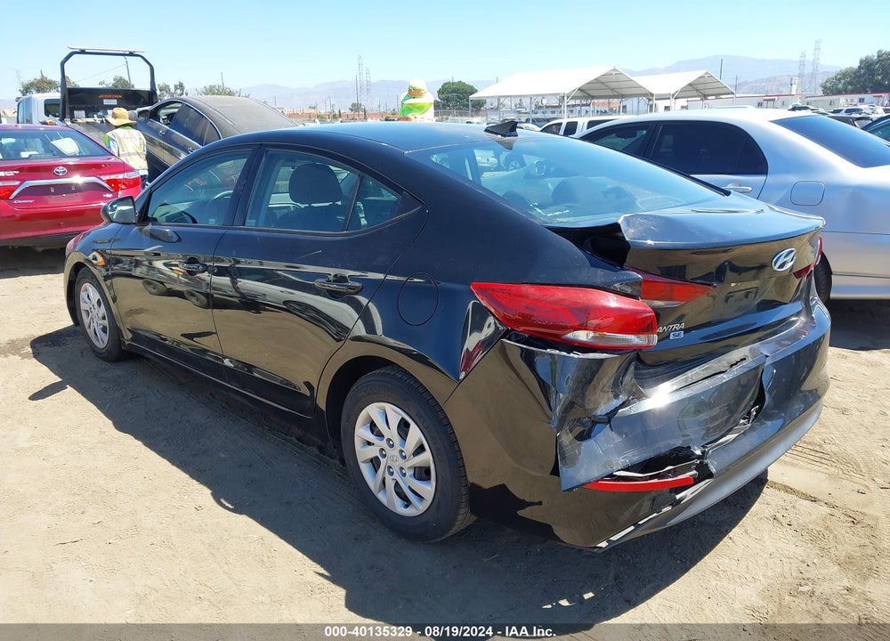 2018 HYUNDAI ELANTRA SE VIN: 5NPD74LF3JH371839