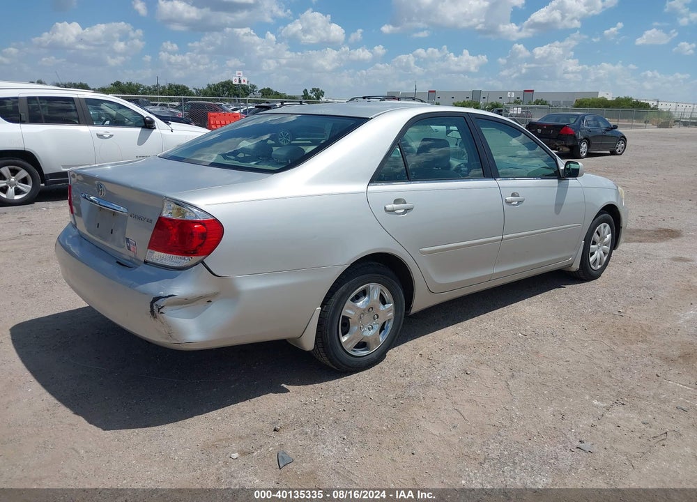 2005 TOYOTA CAMRY LE VIN: 4T1BE32K25U595455