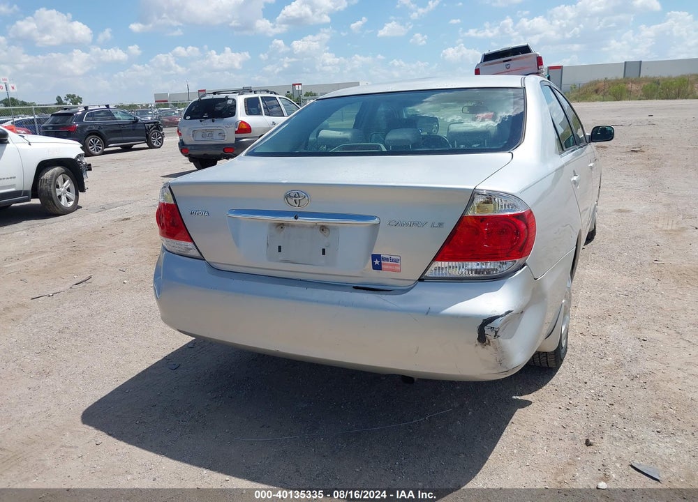 2005 TOYOTA CAMRY LE VIN: 4T1BE32K25U595455