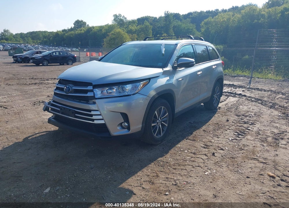 2019 TOYOTA HIGHLANDER HYBRID XLE VIN: 5TDJGRFH8KS072128