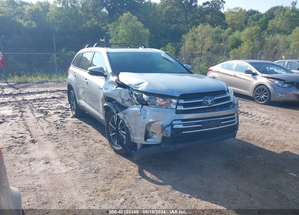 2019 TOYOTA HIGHLANDER HYBRID XLE VIN: 5TDJGRFH8KS072128