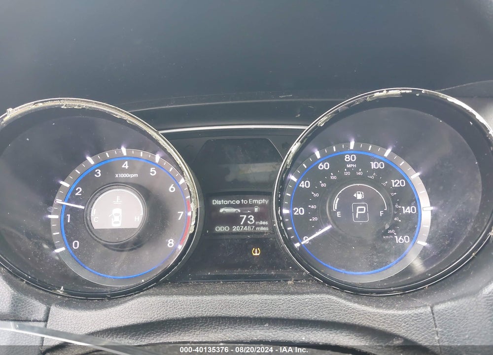 2013 HYUNDAI SONATA SE VIN: 5NPEC4AC9DH589586