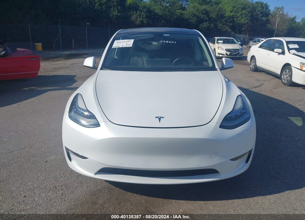 2022 TESLA MODEL Y LONG RANGE DUAL MOTOR ALL-WHEEL DRIVE VIN: 7SAYGAEE7NF393001