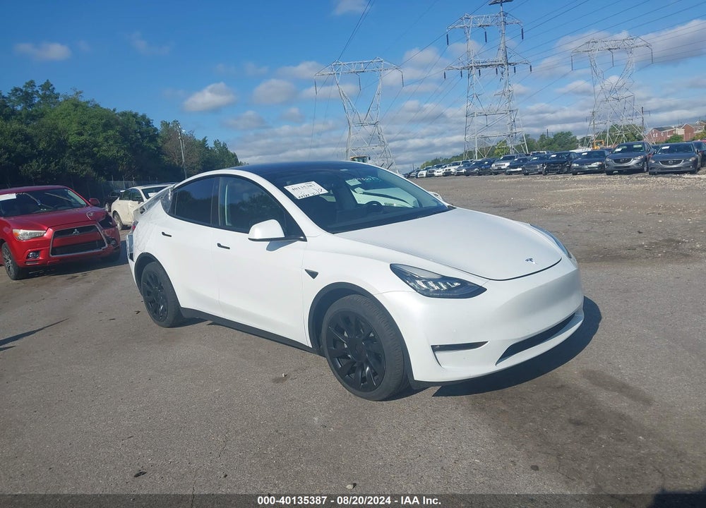 2022 TESLA MODEL Y LONG RANGE DUAL MOTOR ALL-WHEEL DRIVE VIN: 7SAYGAEE7NF393001