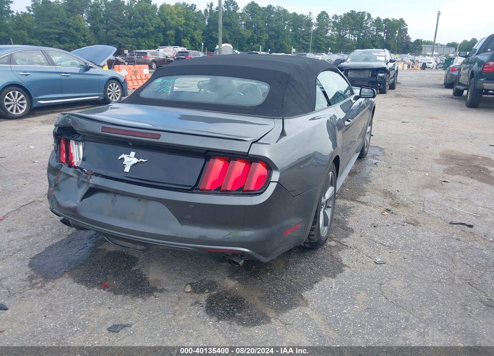 2017 FORD MUSTANG V6 VIN: 1FATP8EM0H5301617