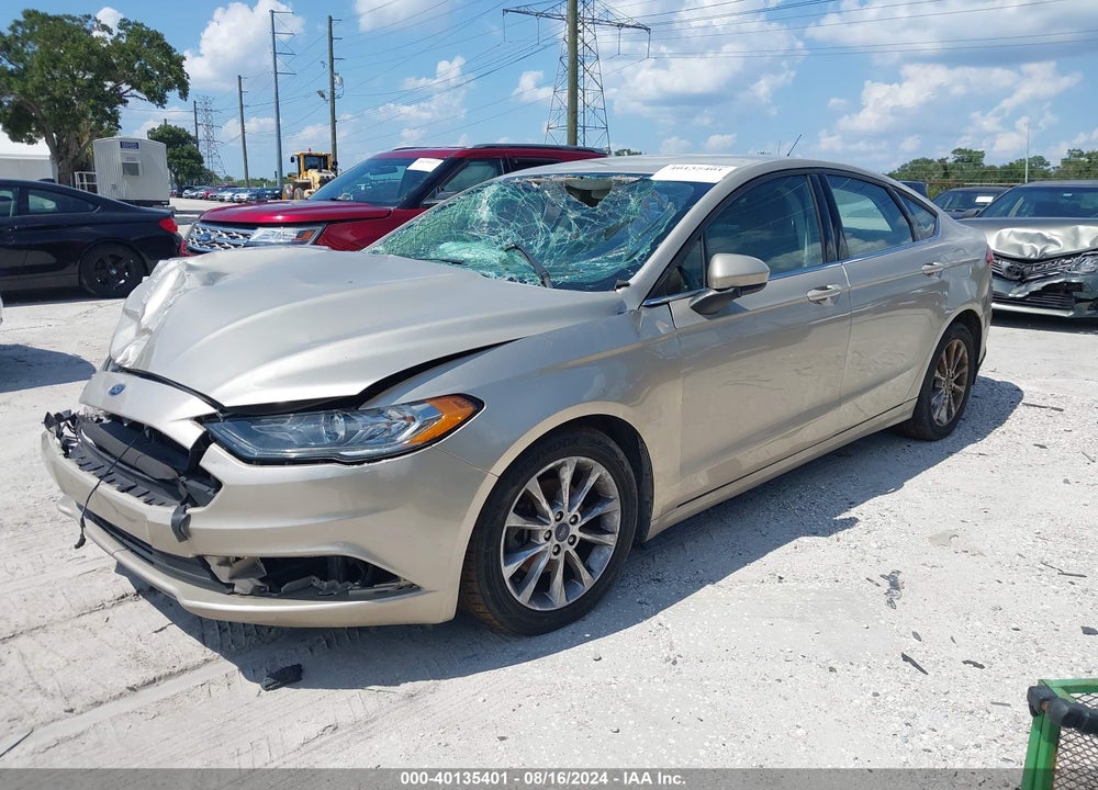 2017 FORD FUSION SE VIN: 3FA6P0H7XHR108019